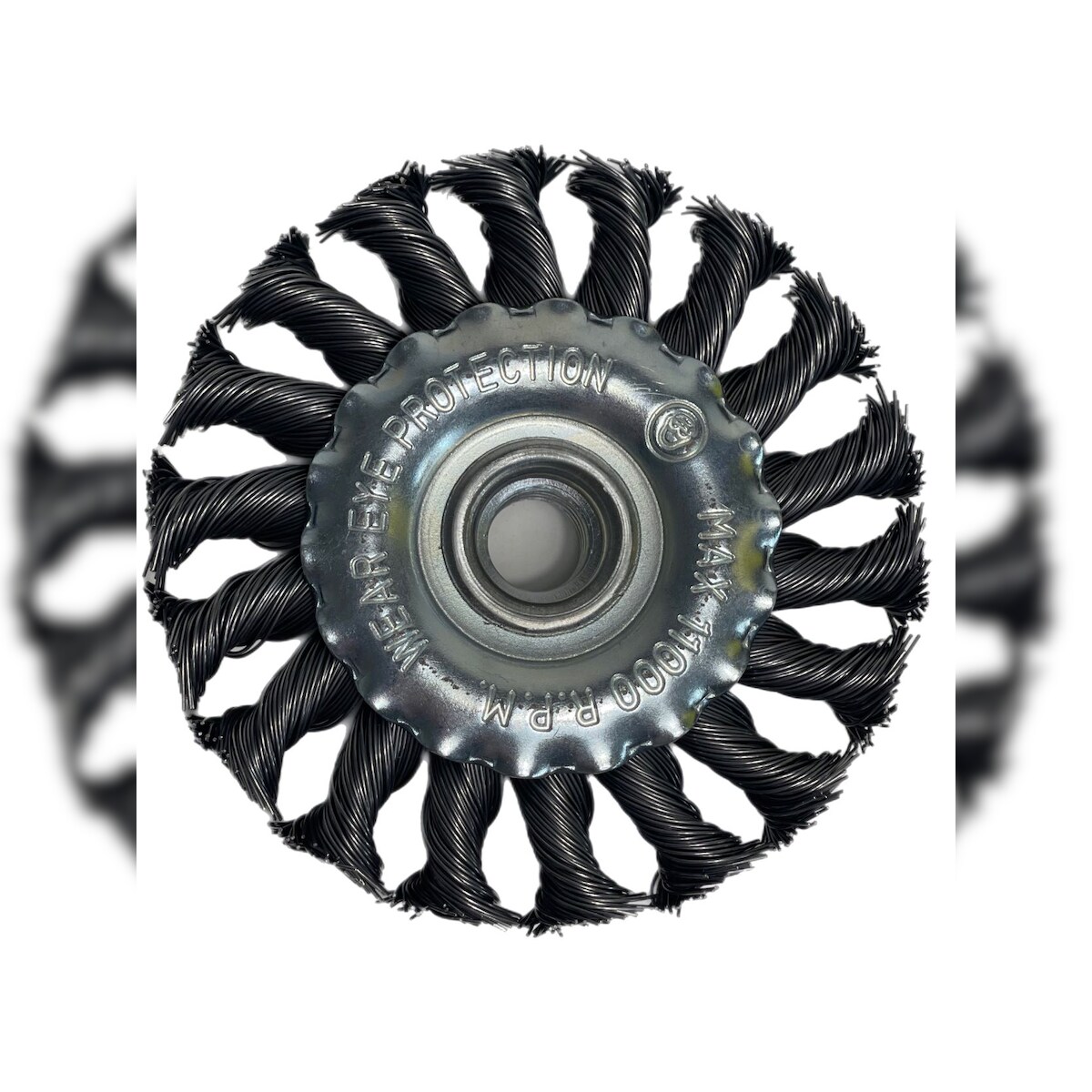 Vago-Tools Scheibenbürsten Zopfbürsten 100mm gezopft 12x Image