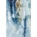 Wade Logan® Peaceful Calm III by Joyce Combs - Painting on Canvas Canvas, Wood in Blue/White/Yellow | 13.63 H x 9.63 W x 1 D in | Wayfair
