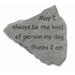 Arlmont & Co. Fredu Hunain May I always be the Kind of Person Memorial Stone Stone in Gray | 14 H x 12.75 W in | Wayfair