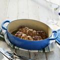 Le Creuset Signature Enameled Cast Iron Oval Dutch Oven w/ Lid Enameled Cast Iron/Cast Iron in Blue/Gray | 9 H x 19 W in | Wayfair 21178040200041