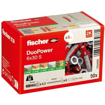 Universaldübel Duopower 6x30 s ld (50 Stk) - Fischer