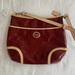 Coach Bags | Burgundy Coach Leather Shoulder Bag | Color: Cream/Red | Size: Os