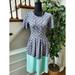Lularoe Dresses | Lula Roe Women's Multicolor Midi Dress Size S | Color: Gray | Size: S