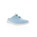 Wide Width Women's Travelbound Slide Sneaker by Propet in Baby Blue (Size 8 W)