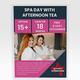 Activity Superstore Spa Day with Afternoon Tea for Two Gift Experience Voucher, 18-month Validity, Experience Days, Spa Gifts, Couples Gifts, Afternoon Tea, Retirement Gifts