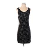 Kensie Cocktail Dress - Shift: Black Marled Dresses - Women's Size Small
