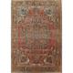 Vintage Traditional Heriz Persian Area Rug Hand-knotted Wool - 7'10" x 10'6"