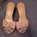 Coach Shoes | Coach Wedge Sandals | Color: Brown/Gold/Tan | Size: 7.5