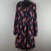 Anthropologie Dresses | Anthropologie | Nwt Women's Sammi Tiered Lined Pull-Over Dress Sz M | Color: Black/Pink | Size: M