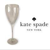 Kate Spade Dining | Kate Spade New York Cypress Point Crystal Goblet-New With Tags | Color: Black | Size: Os