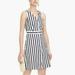 J. Crew Dresses | J Crew Blue Stripe Linen Blend Button Front Dress | Color: Blue/White | Size: 00