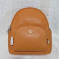 Coach Bags | Coach Leather Court Backpack (Candied Orange) - Nwt (5666) | Color: Orange | Size: Os