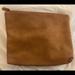 Free People Bags | Free People Brown Zippered Clutch Euc | Color: Brown | Size: 14.5” Long X 11.5” High X 2” Wide