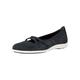 Tamaris Damen Klassische Ballerinas, Frauen Flats,Wechselfußbett,Pumps,Halbschuhe,Sommerschuhe,Slipper,Ballerina-Schuhe,flach,Navy,37 EU