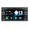 SXAUTO Android 13 IPS Car Stereo For Ford C-Max/Connect/Fiesta/Focus/Fusion/Galaxy/Kuga/S-Max/Transit/Mondeo) - 4G+64G - Wireless CarPlay/Android Auto - LED Camera + MIC - DAB SWC Fast-boot 360-Cam