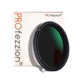 PROfezzion 77mm Variable ND CPL Filter 2 in 1 ND2-ND32 5 Hard Stop VND Filter with Circular Polarising Filter for Canon Nikon Sony Sigma Fujifilm Camera Lens Landscape Photography