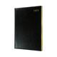 Collins Management Quarto Business Week to View with Appointments 2023 Diary - Black (QB7.99-23) - Complete Business Planner, Agenda and Journal Organiser with Hardback Leather Cover