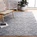 Gray/White 120 x 96 x 0.28 in Indoor Area Rug - Safavieh Kilim 300 Area Rug In Gray/Ivory Polyester | 120 H x 96 W x 0.28 D in | Wayfair KLM301F-8