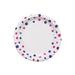 Oriental Trading Company Polka Dot Dessert Plate for 8 Guests in White | Wayfair 13837175