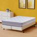 Twin 12" Hybrid Mattress - Spinal Solution Huston Ultra Plush EuroTop Relaxing & Cooling Sleep White | 74 H x 38 W 20 D in Wayfair PC900199-3/3-2S