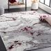 Gray/Red 120 x 96 x 0.55 in Area Rug - Beachcrest Home™ Bowersville Craft 800 Area Rug | 120 H x 96 W x 0.55 D in | Wayfair