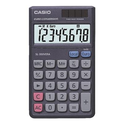CASIO Taschenrechner »SL-300VERA« blau, 7x11.9x0.8 cm