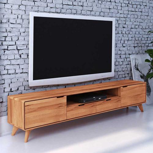 TV Lowboard aus Kernbuche Massivholz 220 cm breit