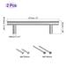 T Bar Pull Handle, 10mm Dia Stainless Steel Cabinet Pulls 2pcs