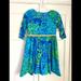 Lilly Pulitzer Dresses | Cute Lilly Pulitzer Cotton Dress Size Xl (12-14) | Color: Blue/Green | Size: Xlg