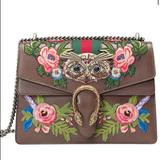 Gucci Bags | Gucci Dionysus Medium Owl-Embroidered Shoulder Bag | Color: Brown | Size: Os