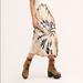 Free People Skirts | Free People Serious Swagger Tie Dye Velvet Maxi Skirt Firework Combo Medium | Color: Blue/Cream | Size: M