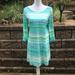 Lilly Pulitzer Dresses | Lilly Pulitzer Linden Stripe Cotton Shift Dress M | Color: Blue/Green | Size: M