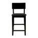 Thayer 24 in Contemporary Counter Stool by Linon Home Décor in Black