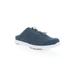 Wide Width Women's Travelwalker Evo Slide Sneaker by Propet in Cape Cod Blue (Size 7 1/2 W)