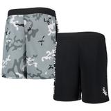 Youth Navy Chicago White Sox Camo Newsies Active Shorts