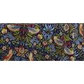 Jansons Direct Linens Strawberry Thief Navy 100% Cotton Table Cloth 132cmx 178cm William Morris Gallery, Blue