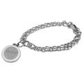 Women's Silver Wellesley Blue Charm Bracelet