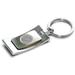 Silver UAH Chargers Team Logo Curve Key Ring