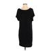 Gap Casual Dress - Mini: Black Solid Dresses - Women's Size Small