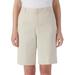 Appleseeds Women's Dennisport Classic Shorts - Grey - 6P - Petite