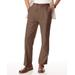 Blair John Blair® Relaxed-Fit Linen Blend Drawstring Pants - Brown - 2XL - Medium