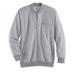 Blair Men's John Blair Supreme Fleece Baseball Jacket - Grey - XL
