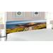 East Urban Home Australia King Panel Headboard Upholstered/Metal/Polyester in Brown | 78.6 H x 83 W x 3 D in | Wayfair