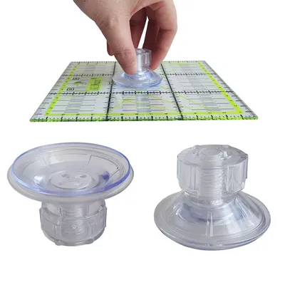 4.3cm 1 Pcs Rotating suction cup DIY Sewing Tools Strong Suction Ruler Handle Strong Adsorption For