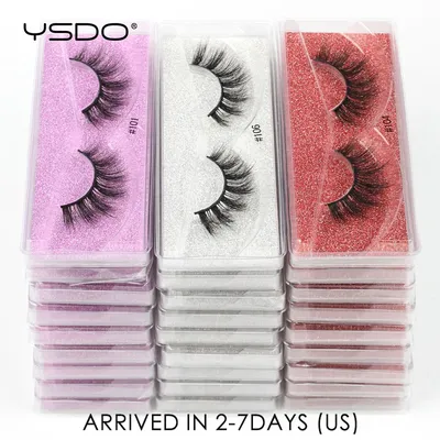 Wholesale Eyelashes 10/50/100 PCS 3d Mink Lashes Natural Soft Mink Eyelashes Wholesale False