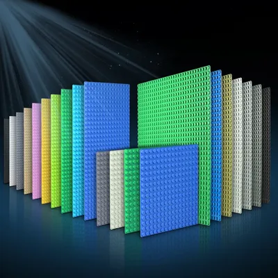 32*32 32*16 Dots Classic Base Plates Blocks Small Size DIY Bricks Baseplates Construction Building