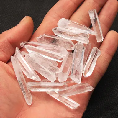100g Natural Lemurian Clear Quartz Crystal Point Specimen Healing