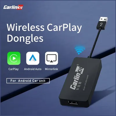 Hot Sale CarlinKit USB Wireless&Wired CarPlay Dongle Android Auto AI Box Mirrorlink Car Multimedia Player Bluetooth Auto Connect
