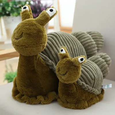 Cute 28cm 40cm Plush Snail Toy Stuffed Lifelike Insect Soft Doll Kids Toys