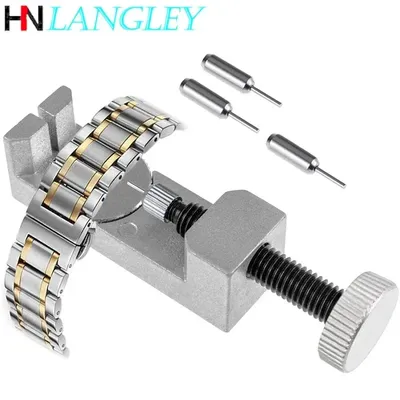 Watch Band Strap Link Pin Remover Repair Tool Kit for Watchmakers with Pack of 3 Extra Pins